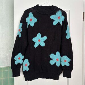 Arthur Apparel Potted Plant Flower Sweater